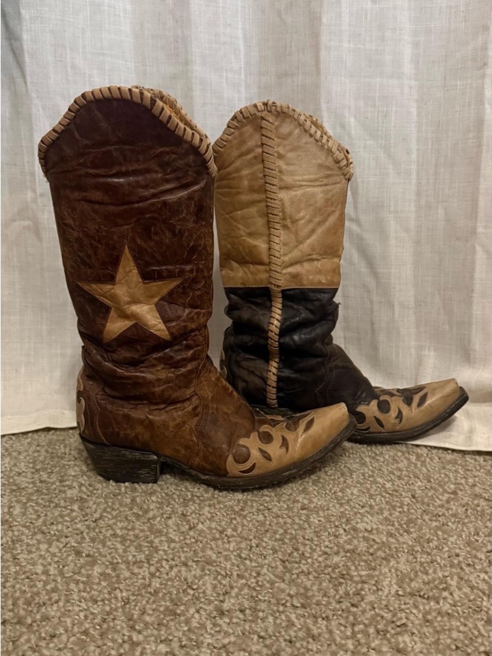 Old Gringo Brown Spirit of Texas Cowboy Western Boots